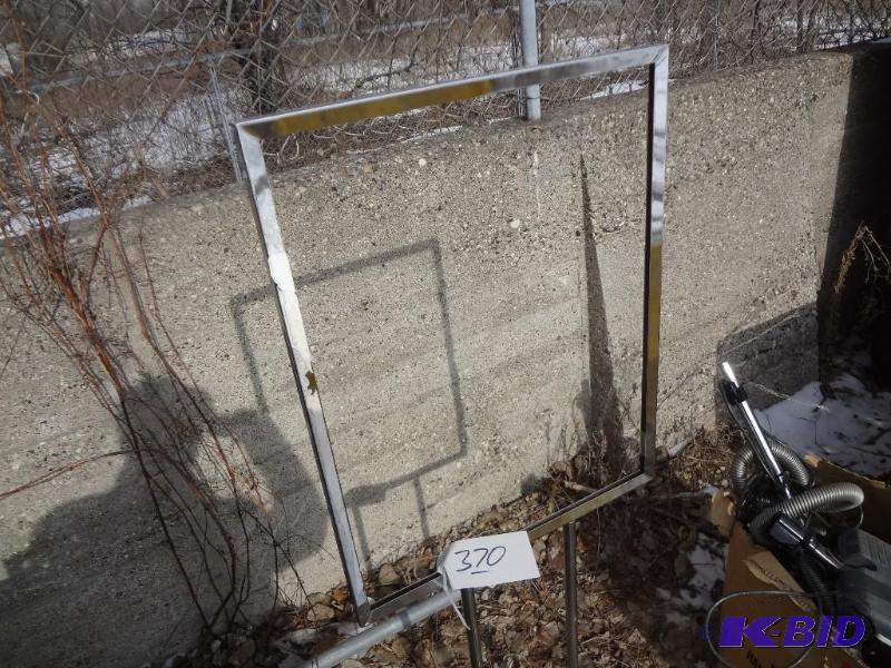 Chrome sign Frame