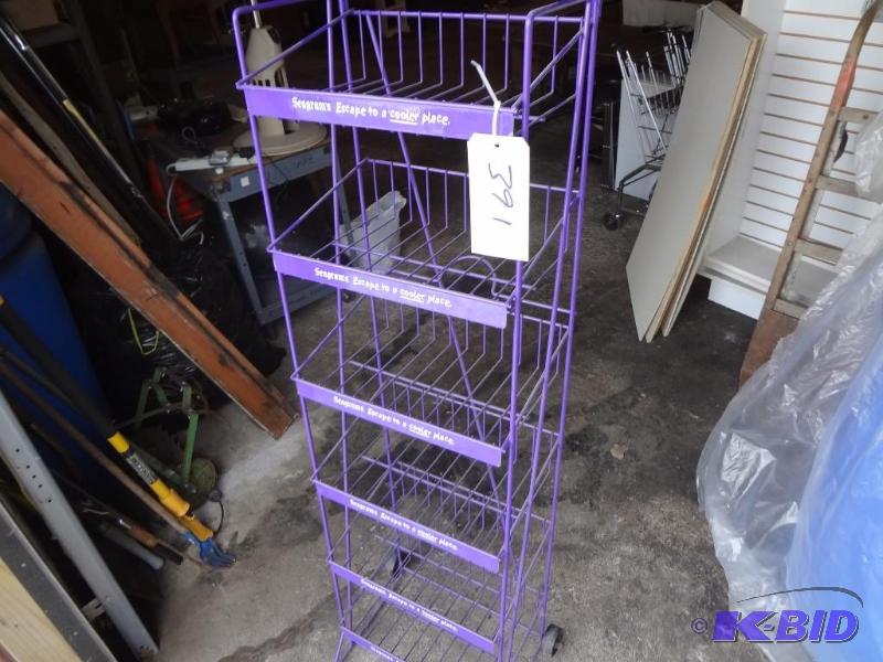 Purple Seagrams rack