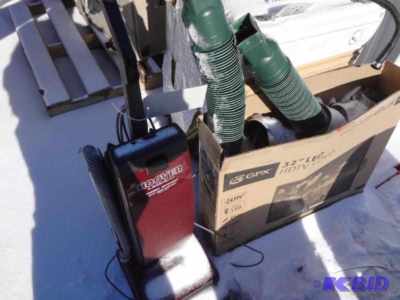 Hoover, Lot of Stove Pipe, Gutter Ext