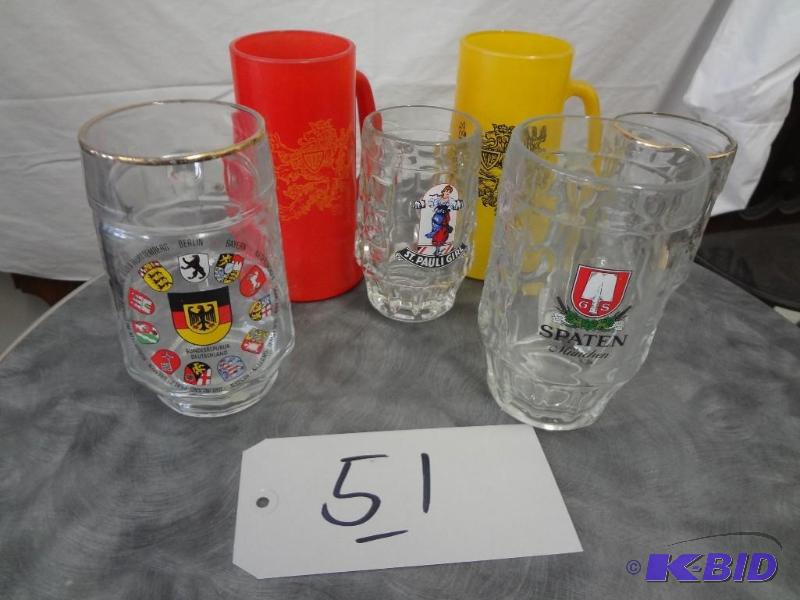 Glass Beer Mugs