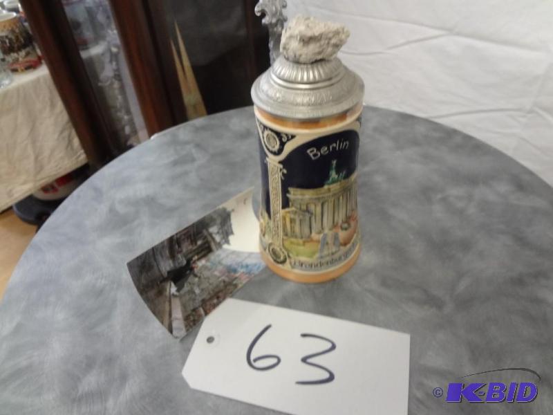 Piece of Berlin Wall Stein