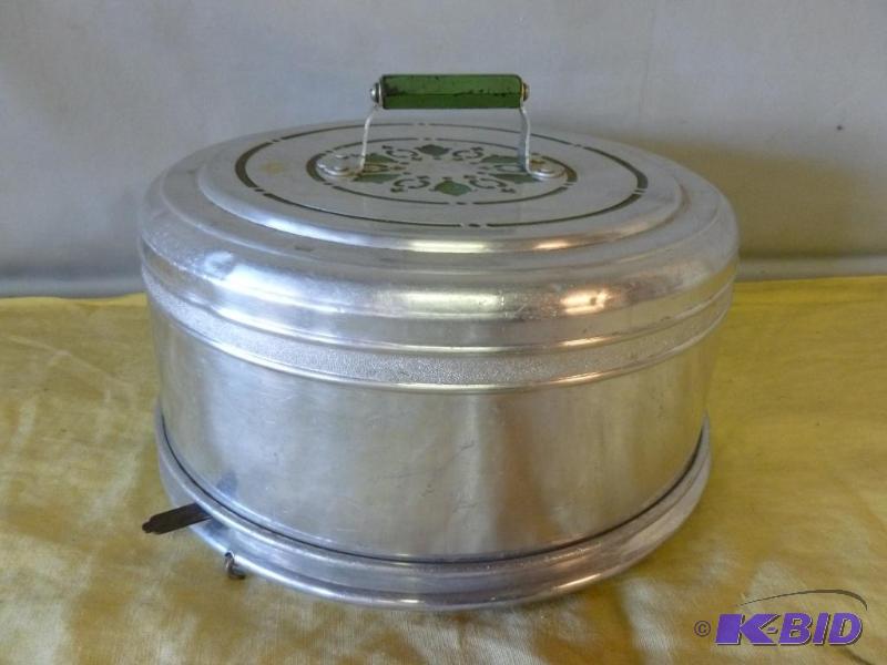 Vintage Pure Aluminum cake saver.&nbsp...