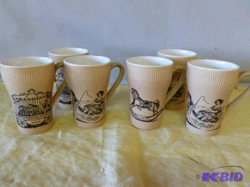 Lot of six matching Crandalls Performing Ani...