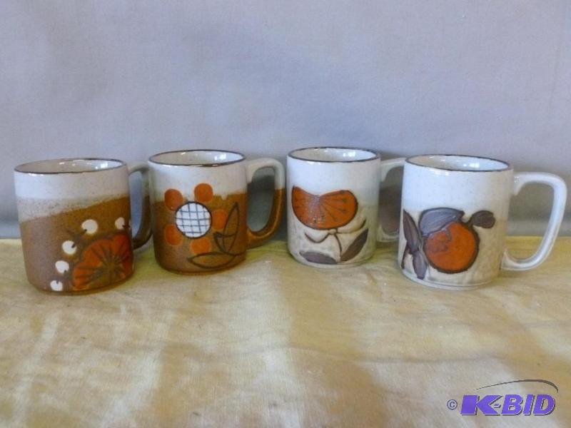 Lot of four Stylecraft&nbsphand glazed stone...