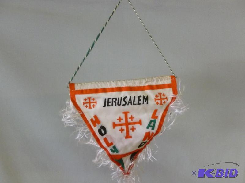 Vintage Jerusalem wall banner....