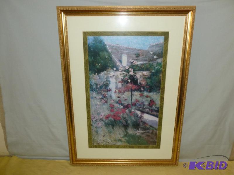 Large Hamilton &quot Afternoon &quot wood f...