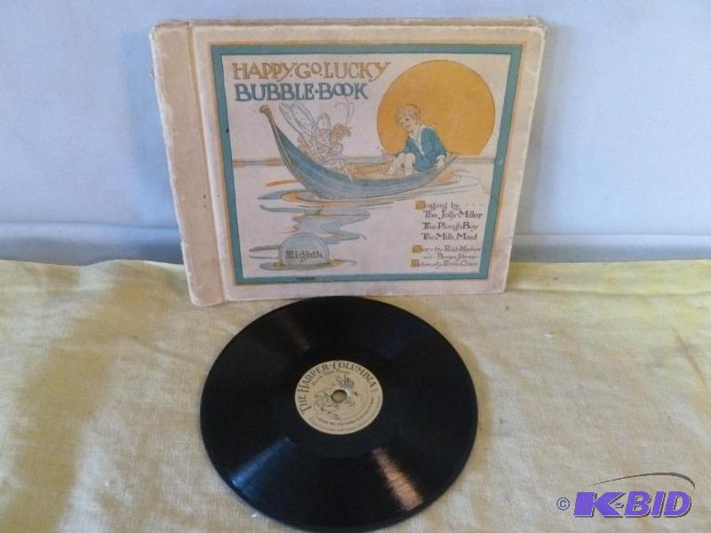 Vintage Book - Happy Go Lucky Bubble Book wit...