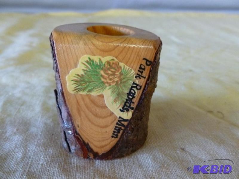 Vintage Park Rapids, MN wooden souvenir tooth...