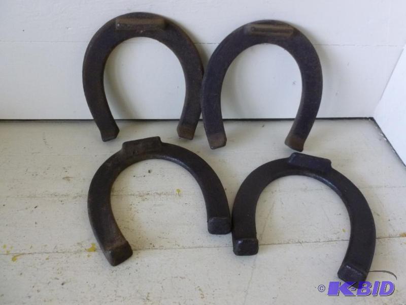 A set of vintage throwing horseshoes.&nbsp...