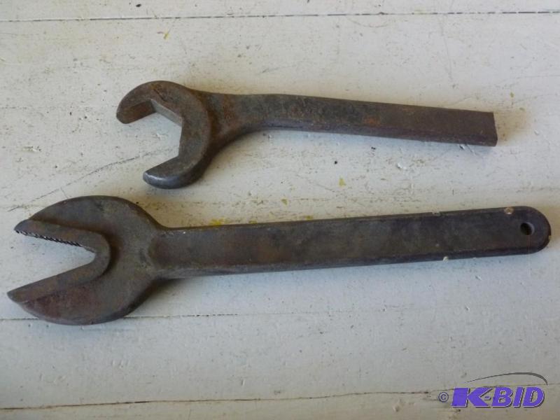 Lot of two large vintage wrenches....