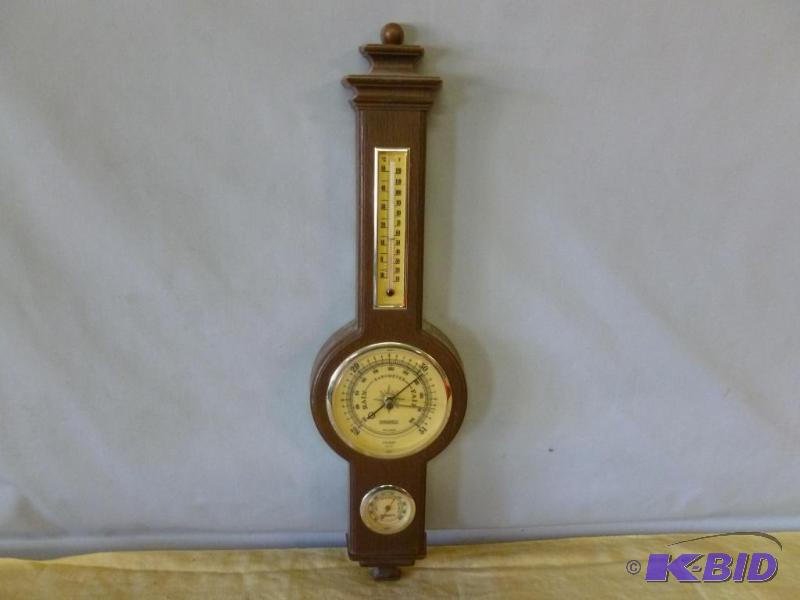 Vintage Springfield wall weather station, mea...