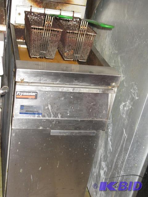 Frymaster stainless steel, gas 2 bin fryer, 1...