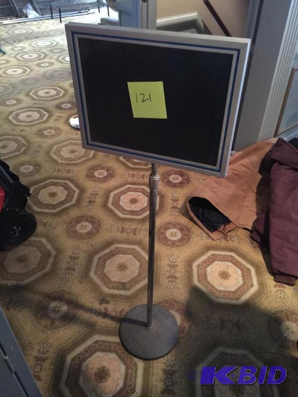 Welcome board, floor standing...