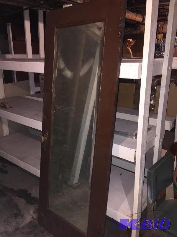 Antique door, solid oak, approx 30x76.5...