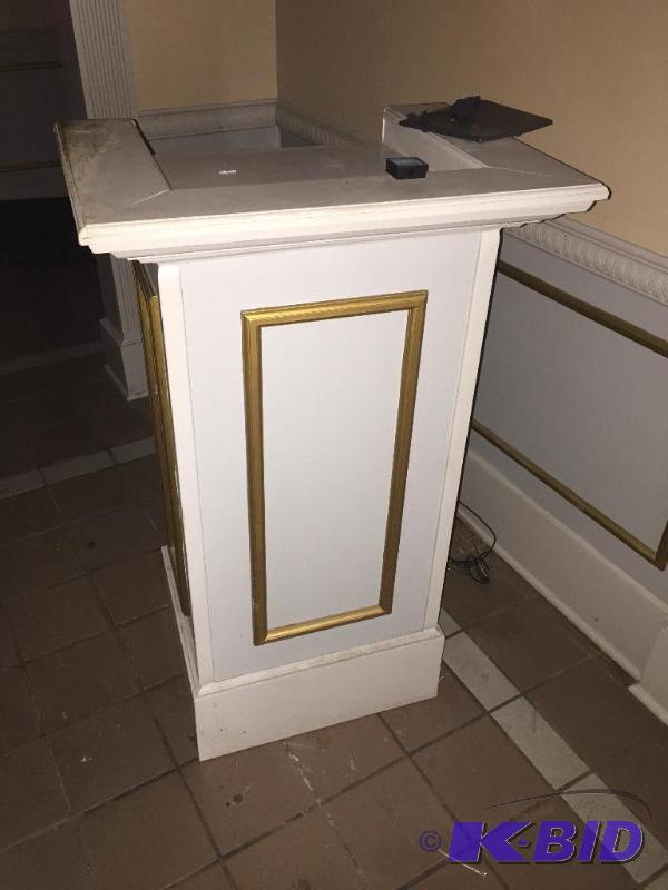 Hostess station, greeting stand...
