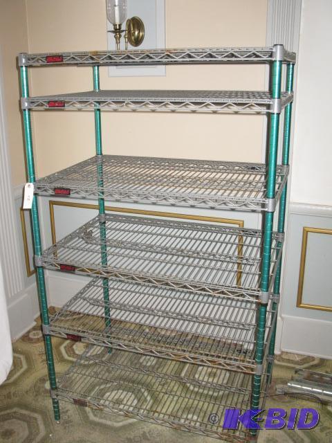 Eagle rack 6 shelves, 4 poles, NSF, 36x24x63 ...