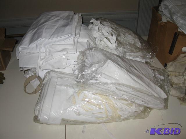 White Aprons, approx 12 dozen...