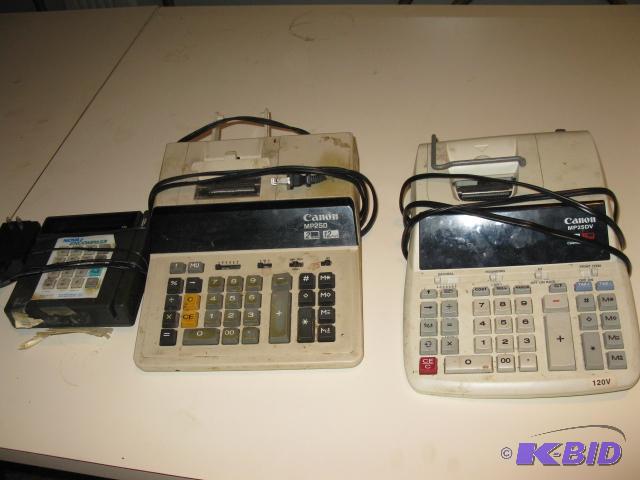 10 key adding machines, qty 2 and Nova credit...