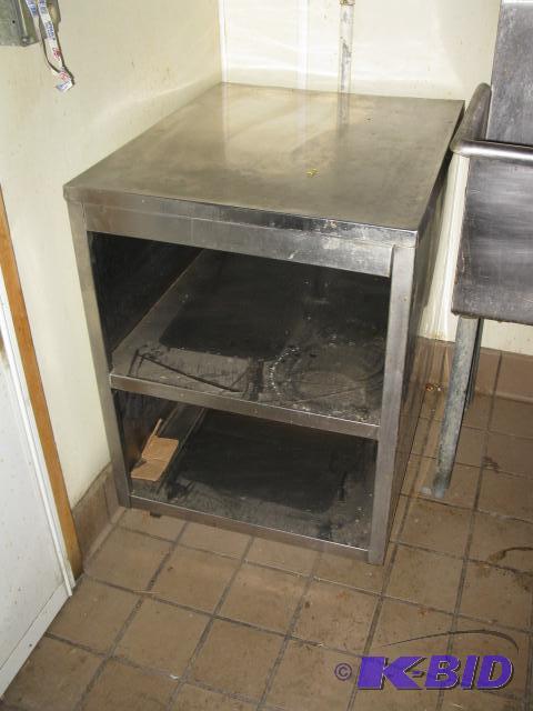 Stainless Steel storage unit, 2 shelf, 24x30 ...