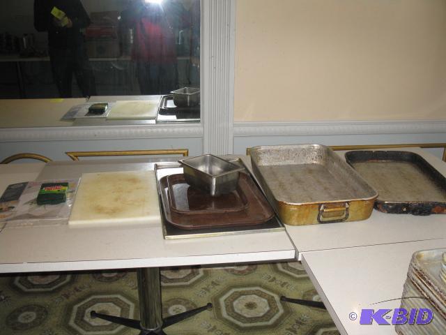 Misc cutting board and drip pans...