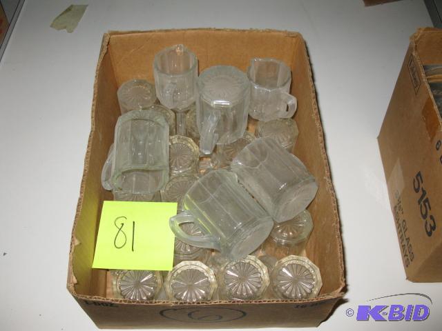 creamer servers, glass, approx 29...