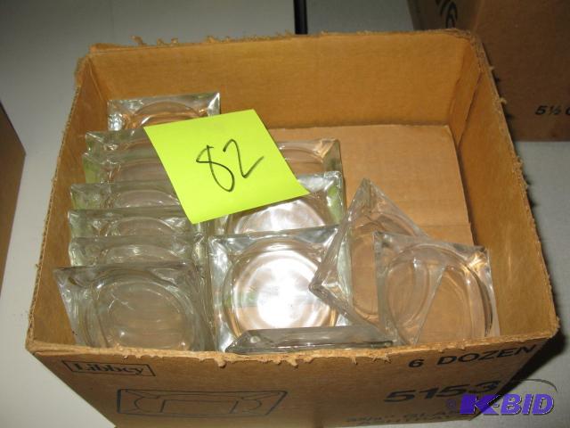 Libby Ashtrays, 48 pcs...