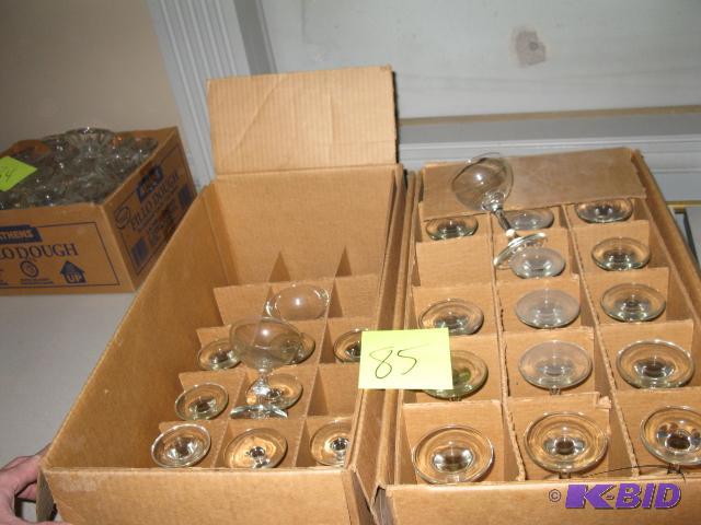 Libby Georgian champagne glasses, 5.5 oz...