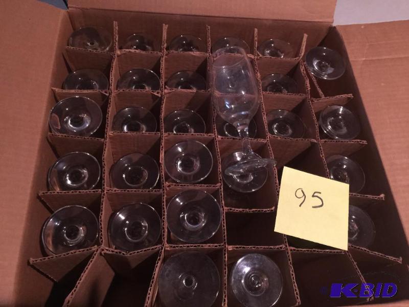 Libbey wine glasses, 6.5 oz, approx 29 pcs...