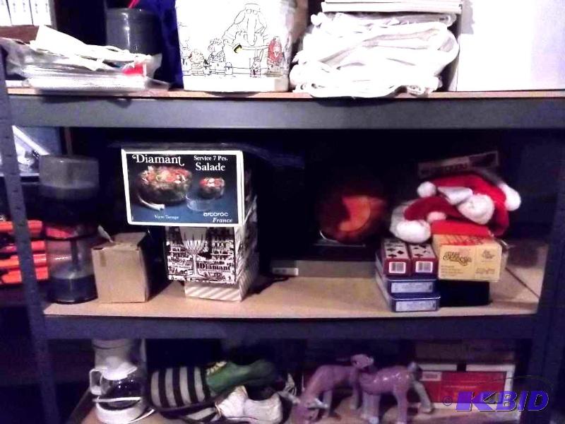 3-Shelves FULL Of Christmas Related &nbspOr...