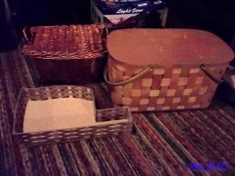 Wicker Picnic Baskets, 2-Other Baskets...