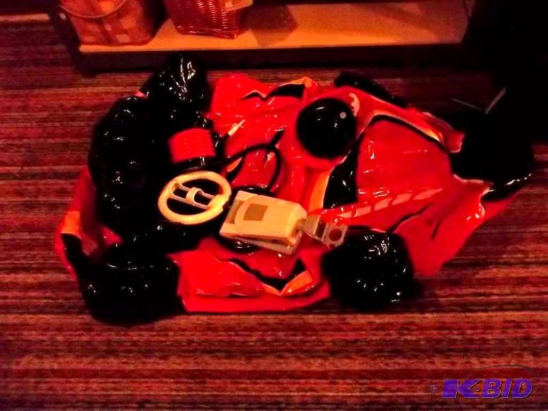 Inflatable Race Car &amp 2-Air Pumps...