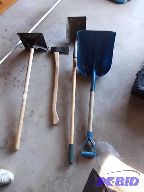 Tamper, Axe, 2 Shovels...