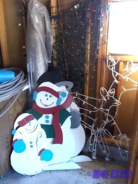 Christmas Lights, Lighted Reindeer, Snowman F...