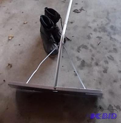 Snow Roof Rake, Pair Of Winter Boots Size 7...