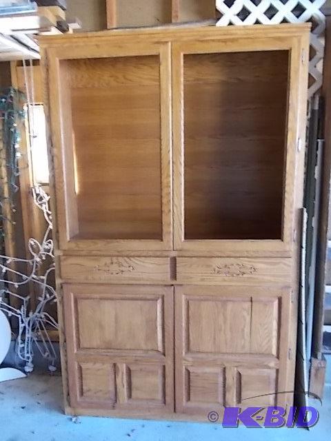 Oak CupboardCabinet (Needs Finishing) 50 x 8...