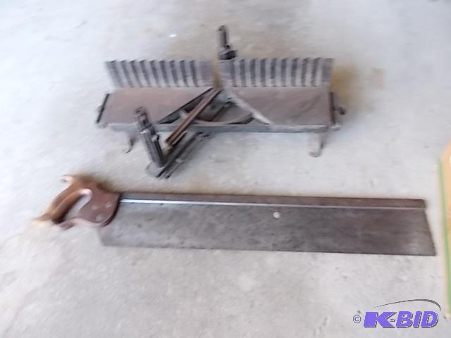 Vintage Metal Miter Box...