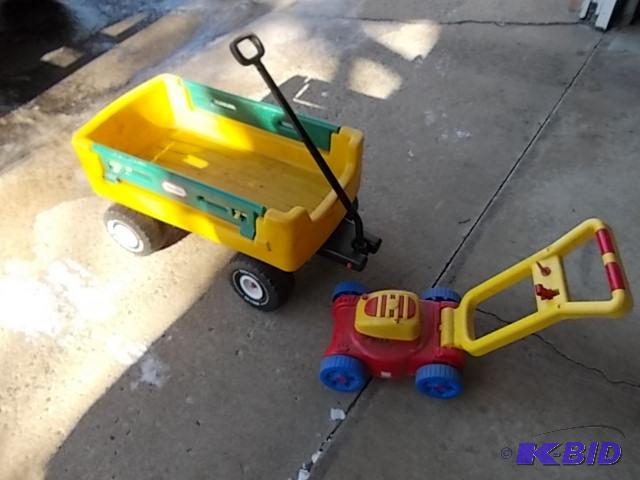 Kids Wagon &amp Play Mower...