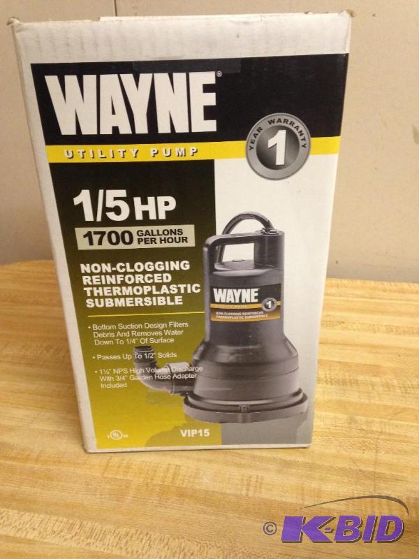 Wayne Utility Pump - 15 HP
