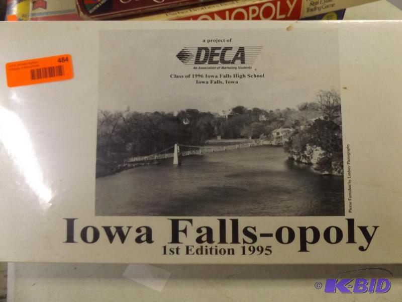 Iowa Falls-opoly board game, 1st Edition 1995...