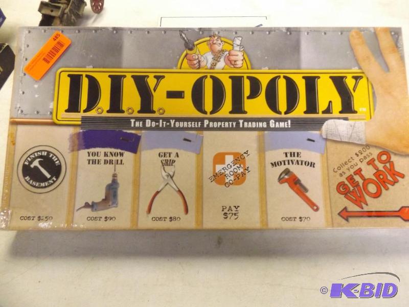 D.I.Y.-Opoly board game, new in box...