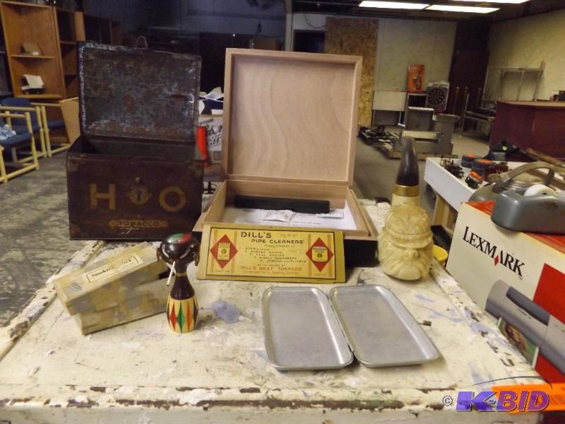 Smoking Items, Pipe Cleaners, Tobacco Box...