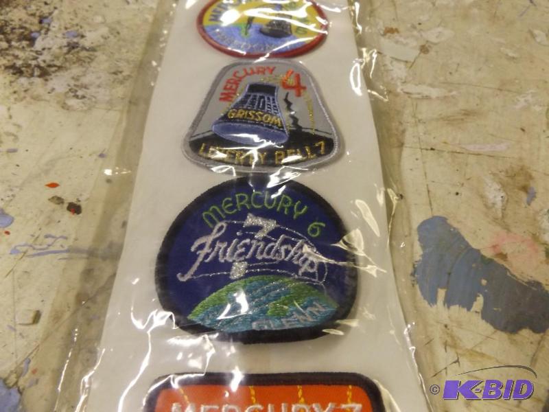 Kennedy Space Center Emblems, Mercury Emblems...