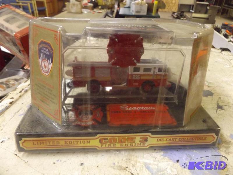 Die-Cast Collectible Code 3 Fire Engine, Limi...