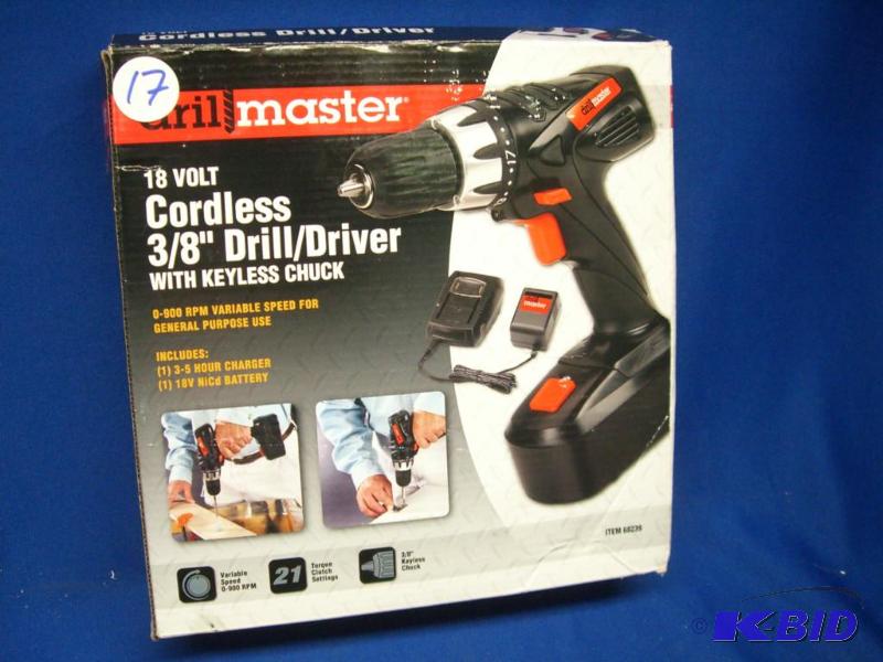 Cordless 38 DrillDriver