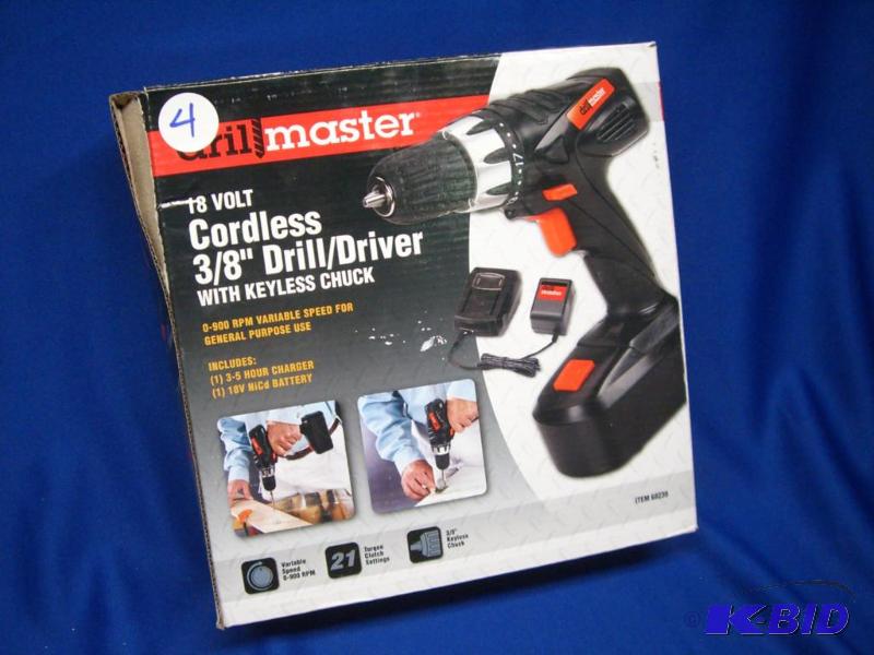 18 Volt Cordless 38 DrillDriver