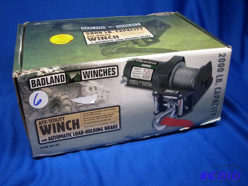 2000 lb ATVUtility Winch
