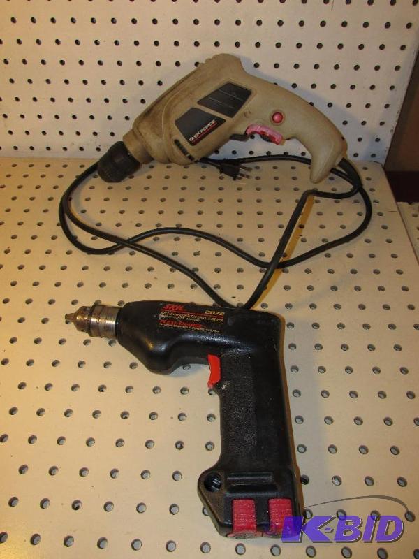 lot 131 image: Two Drills No Charger for the Cordless One