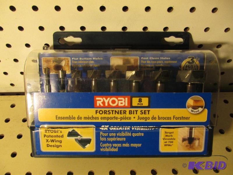 lot 36 image: FORSTNER Bits - New or Lightly Used - RYOBI