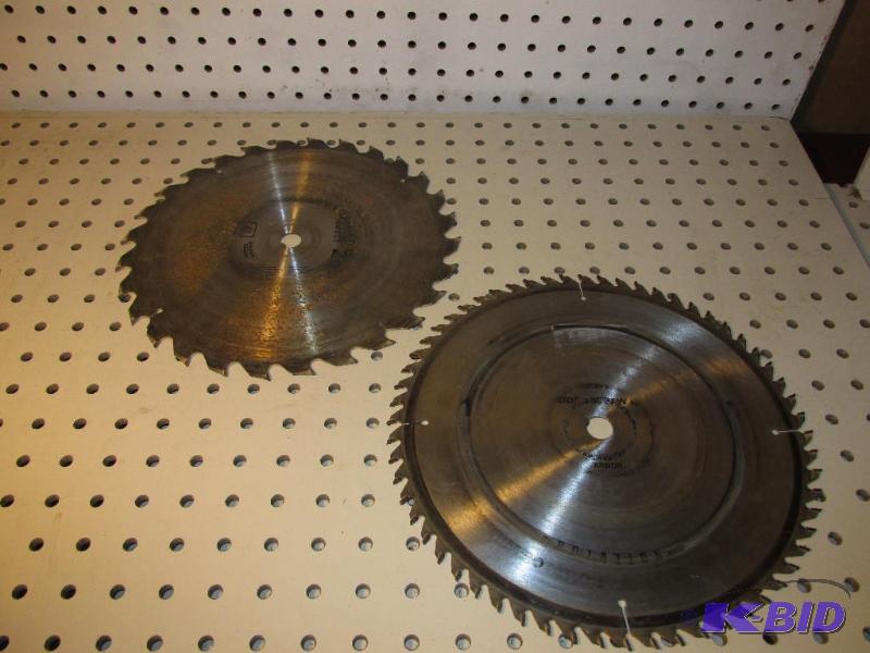 lot 71 image: Two 10 Saw Blades