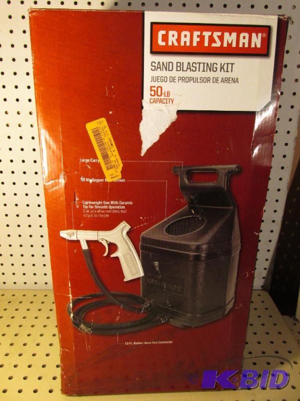 lot 86 image: Craftsman Sandblasting Kit Looks New